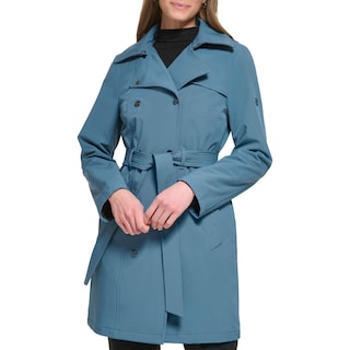 Foto 2 | Gabardina Calvin Klein con Cinturón y Capucha Extraíble - Venta Internacional