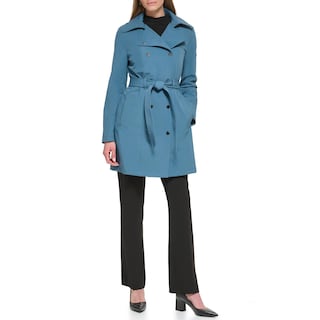 Foto 4 | Gabardina Calvin Klein con Cinturón y Capucha Extraíble - Venta Internacional