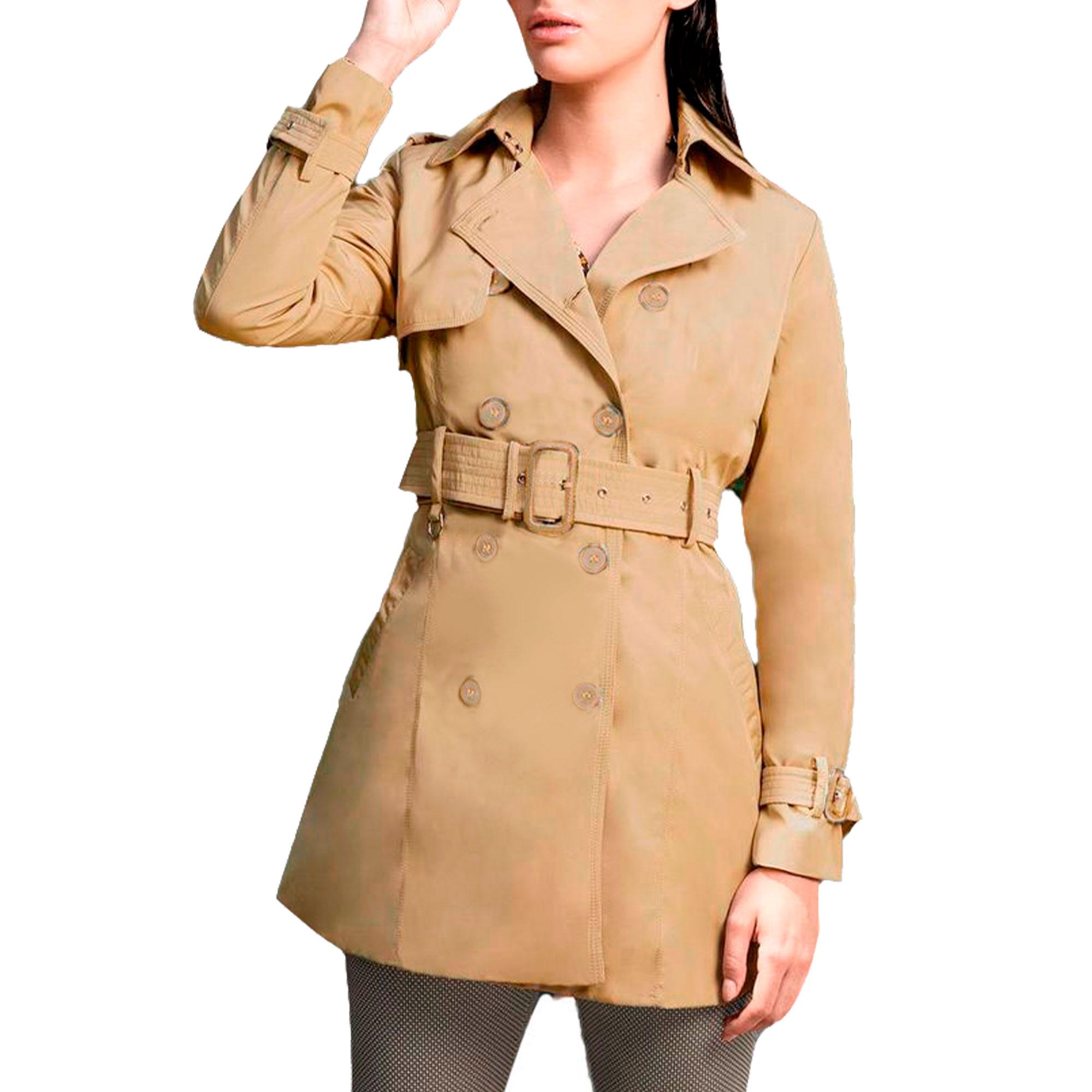 Foto 2 pulgar | Gabardina Mujer Cazadora Sa2099