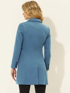 Foto 4 | Abrigo Allegra K Azul- Venta Internacional