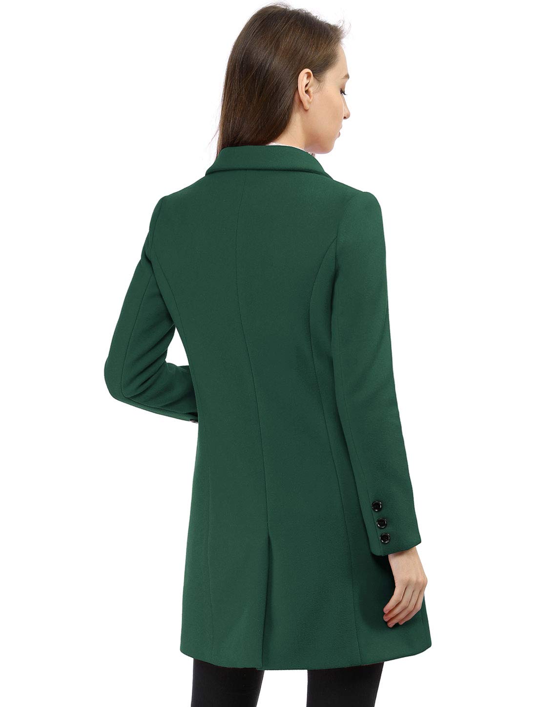 Foto 5 | Abrigo Allegra K Verde para Mujer - Venta Internacional