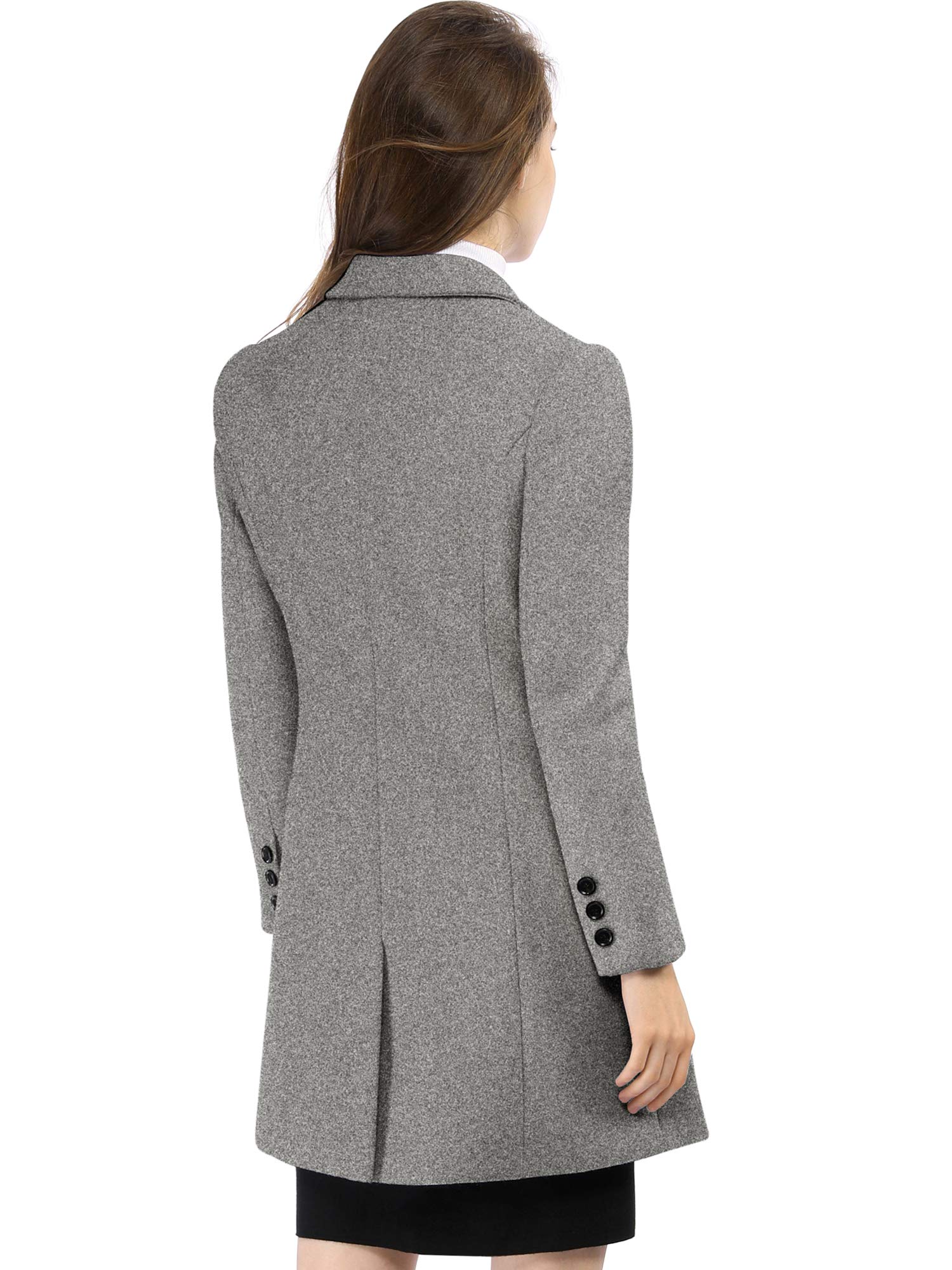 Foto 4 | AbrigoAllegra K con Solapa Gris - Venta Internacional