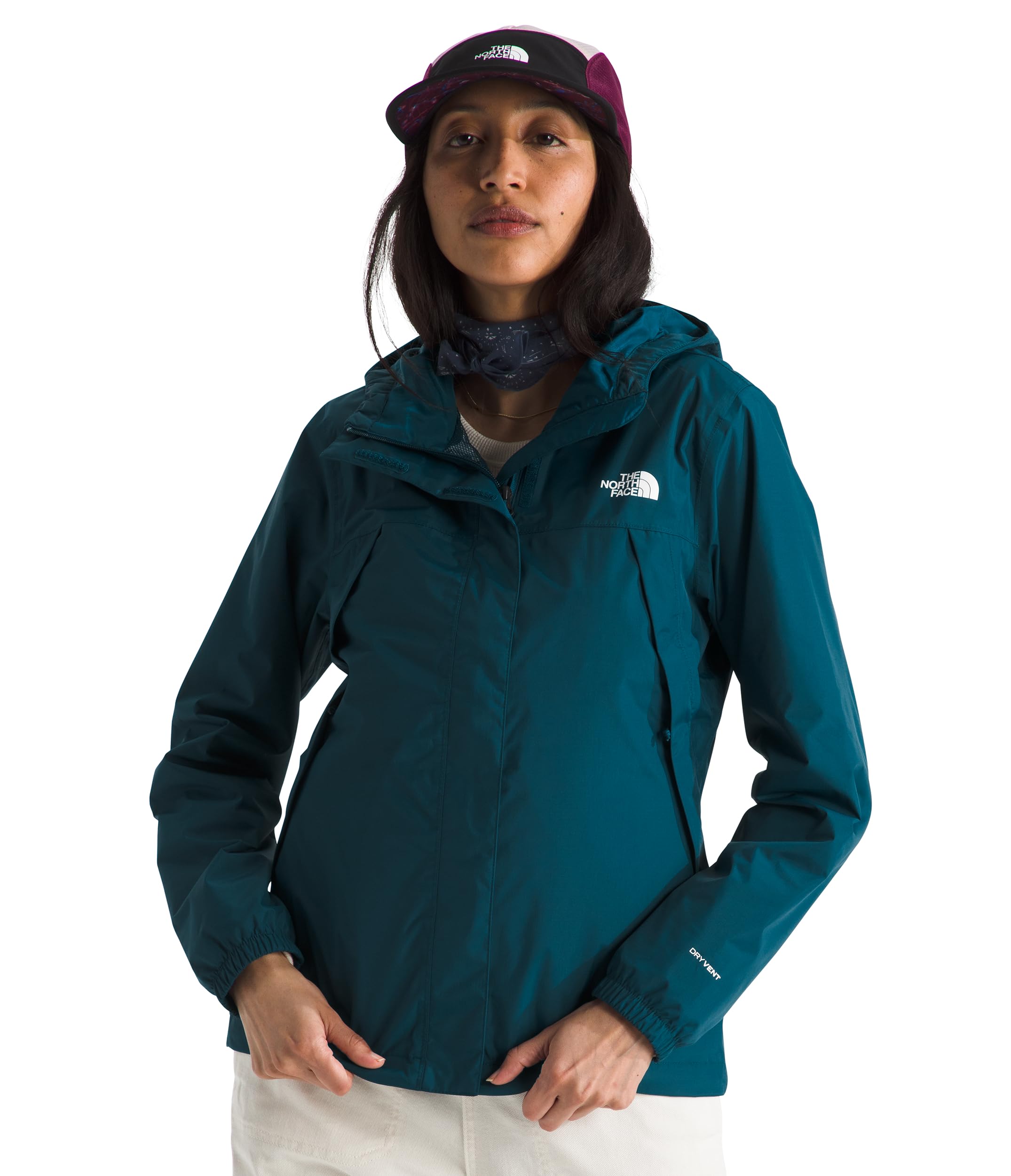 Foto 2 pulgar | Chaqueta The North Face Antora Impermeable Midnight Petrol  para Mujer - Venta Internacional