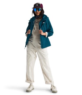 Foto 2 | Chaqueta The North Face Antora Impermeable Midnight Petrol para Mujer - Venta Internacional