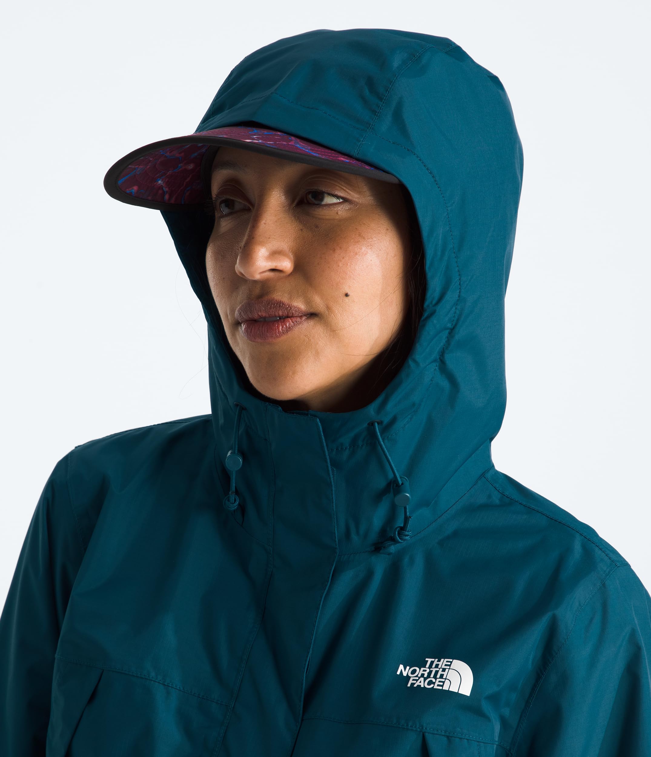 Foto 5 pulgar | Chaqueta The North Face Antora Impermeable Midnight Petrol  para Mujer - Venta Internacional