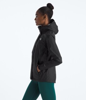Foto 2 | Chubasquero The North Face Venture 2 Impermeable Para Mujer, Negro, Talla M - Venta Internacional.