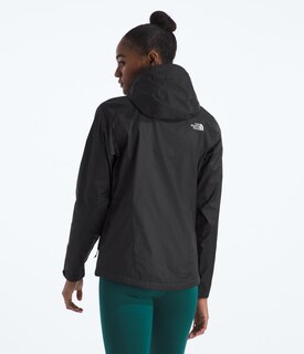 Foto 3 | Chubasquero The North Face Venture 2 Impermeable Para Mujer, Negro, Talla M - Venta Internacional.
