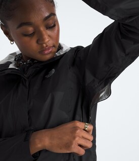 Foto 6 | Chubasquero The North Face Venture 2 Impermeable Para Mujer, Negro, Talla M - Venta Internacional.