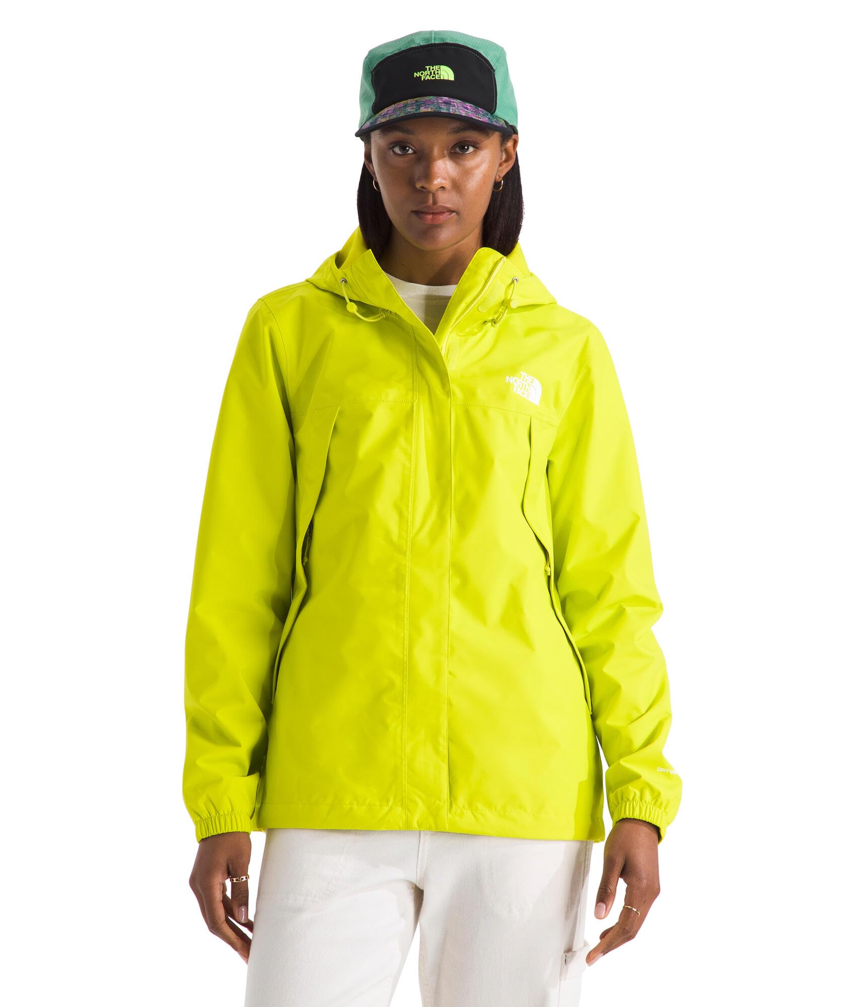 Foto 1 | Chubasquero The North Face Antora Para Mujer, Color Verde Sulfuroso - Venta Internacional.
