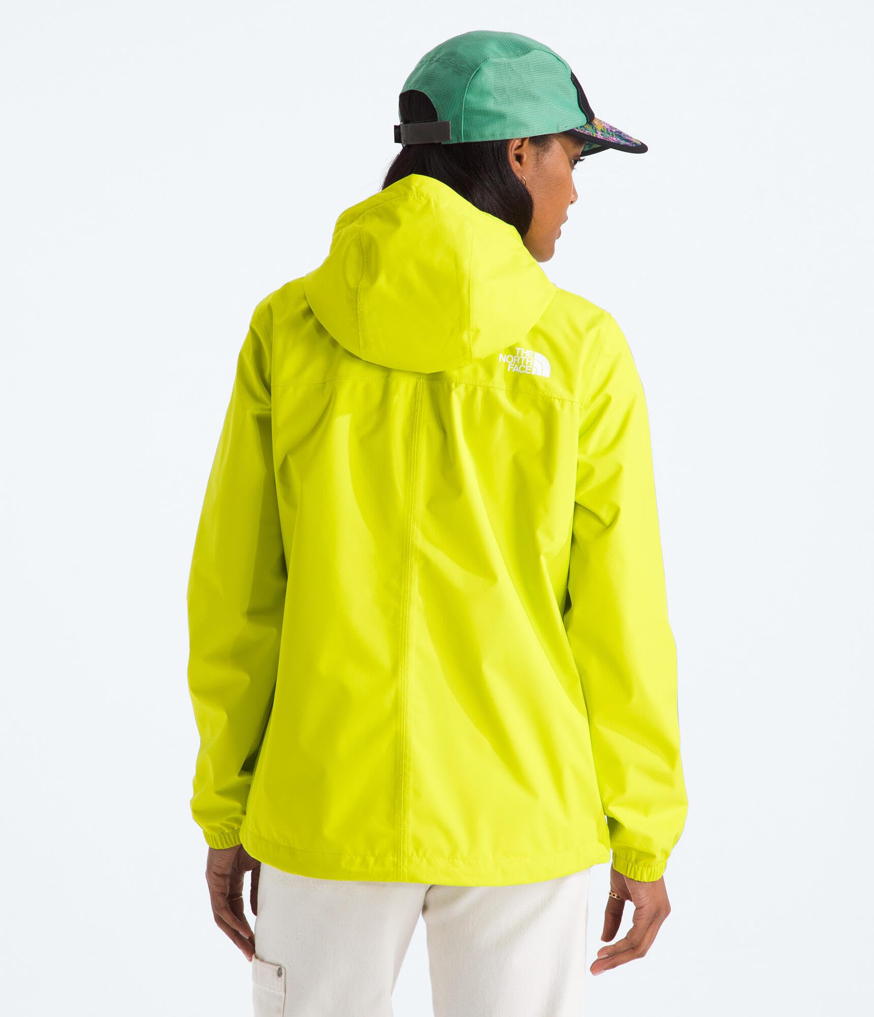 Foto 3 | Chubasquero The North Face Antora Para Mujer, Color Verde Sulfuroso - Venta Internacional.