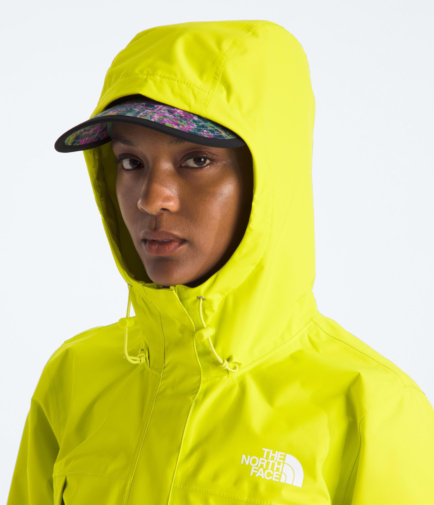Foto 5 | Chubasquero The North Face Antora Para Mujer, Color Verde Sulfuroso - Venta Internacional.