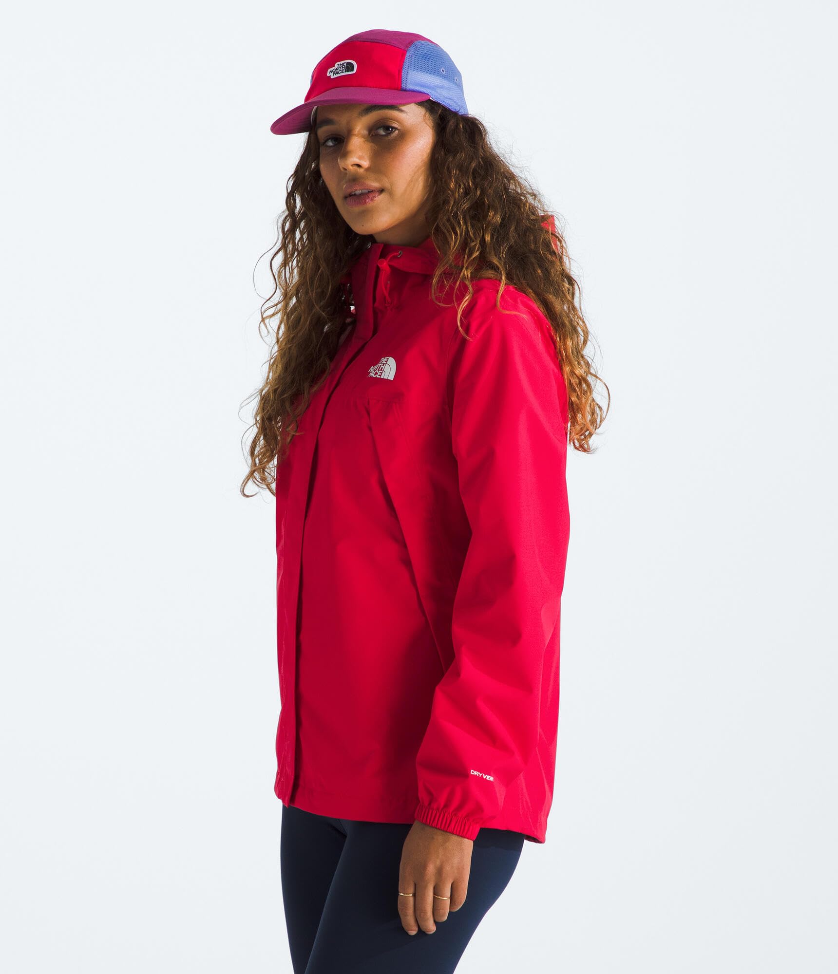 Foto 3 pulgar | Chubasquero The North Face Antora Para Mujer Hibiscus Xs - Venta Internacional.