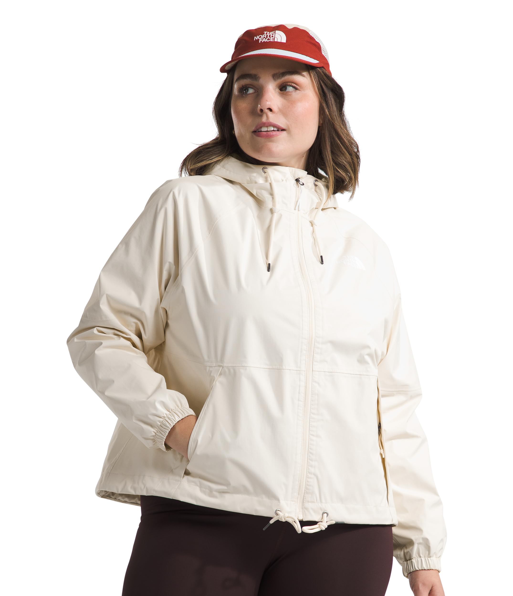 Sudadera Impermeable Con Capucha The North Face Antora Para Mujer White Dune - L - Venta Internacional.