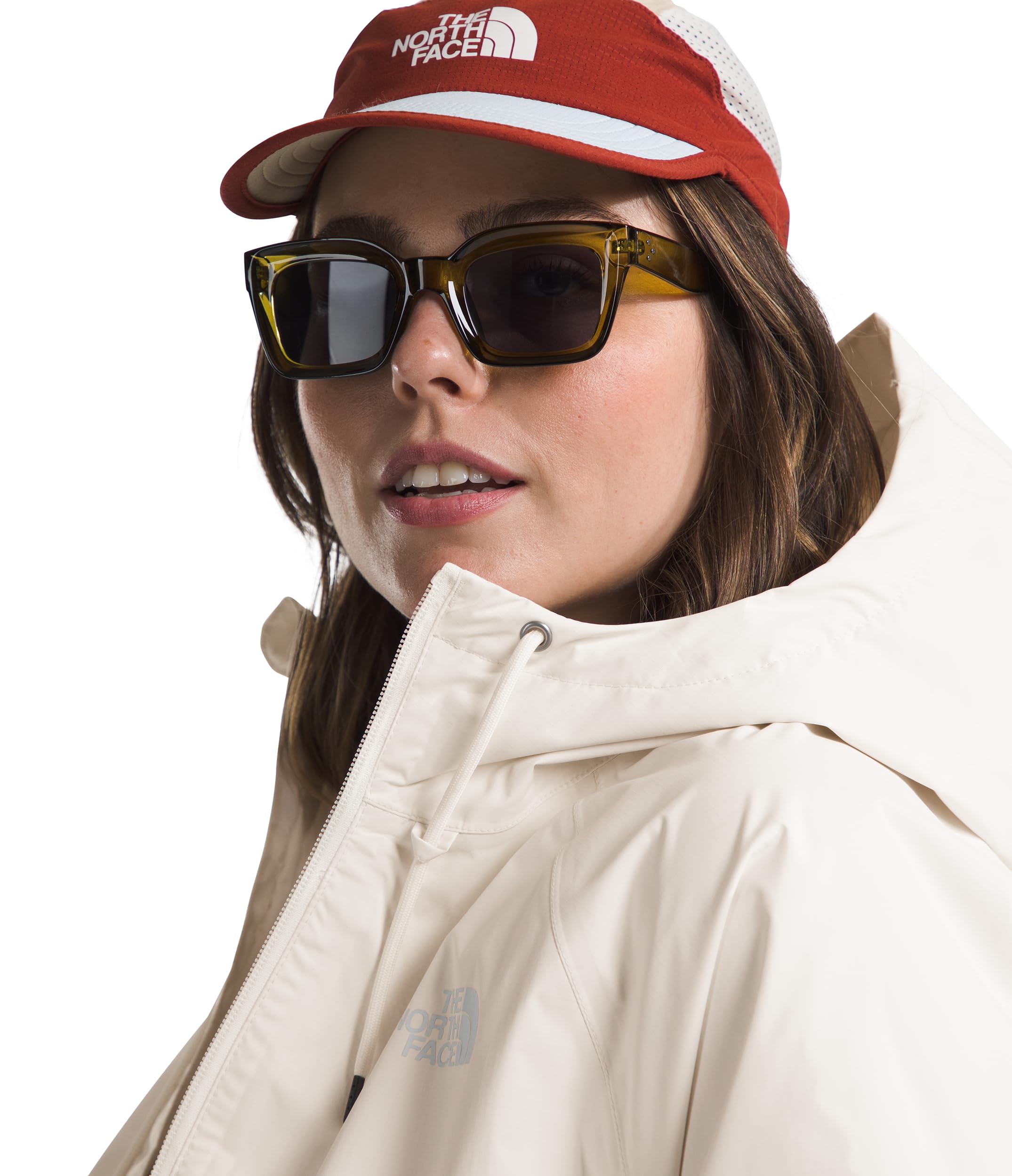 Foto 2 | Sudadera Impermeable Con Capucha The North Face Antora Para Mujer White Dune - L - Venta Internacional.