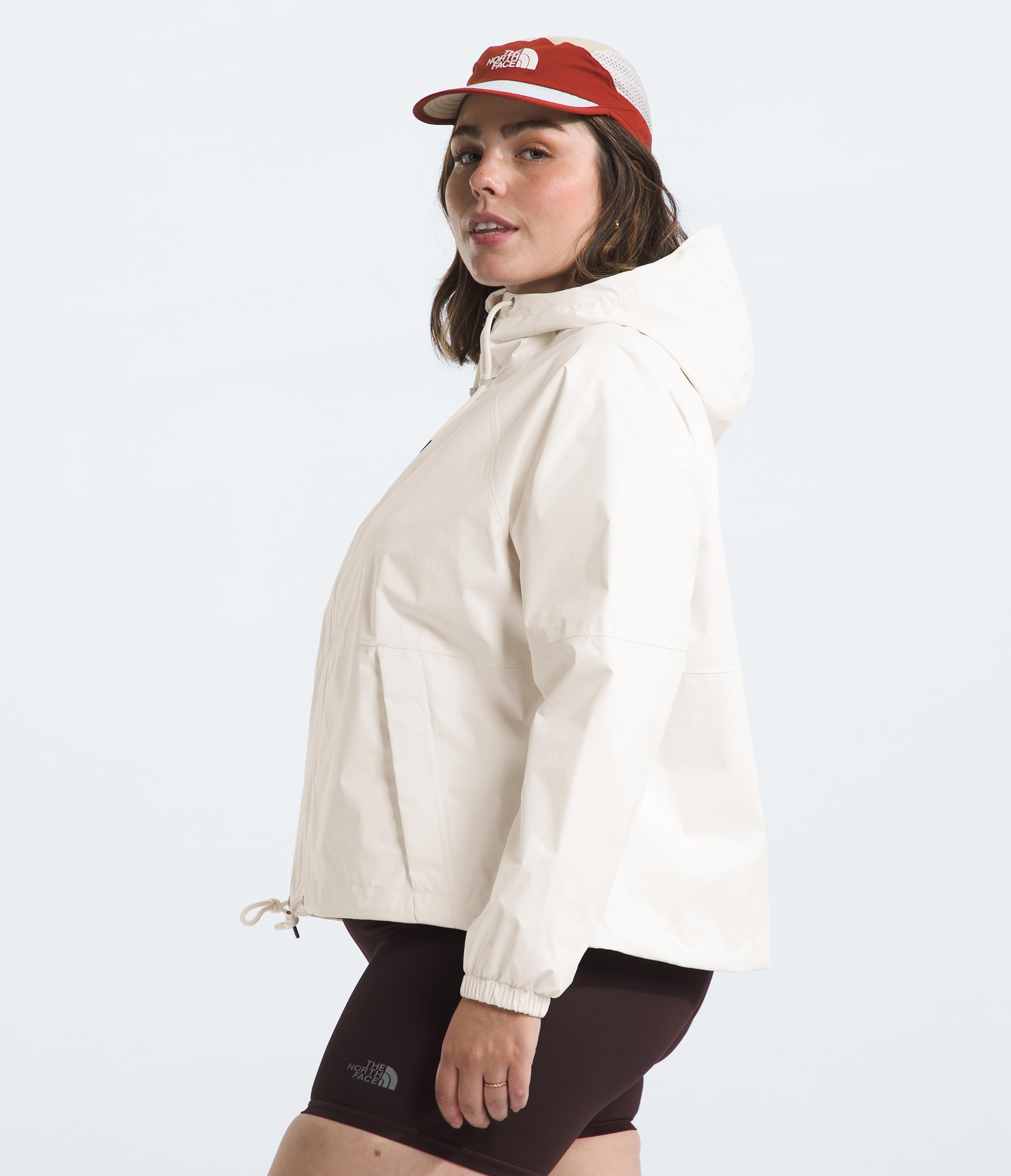 Foto 3 | Sudadera Impermeable Con Capucha The North Face Antora Para Mujer White Dune - L - Venta Internacional.