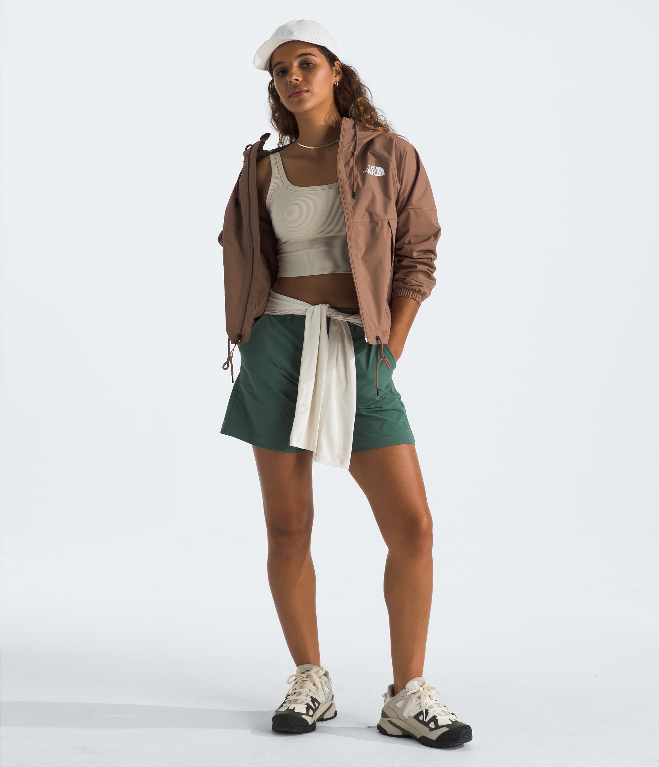 Foto 2 | Sudadera Con Capucha The North Face Antora Latte Para Mujer, Talla 3xl - Venta Internacional.