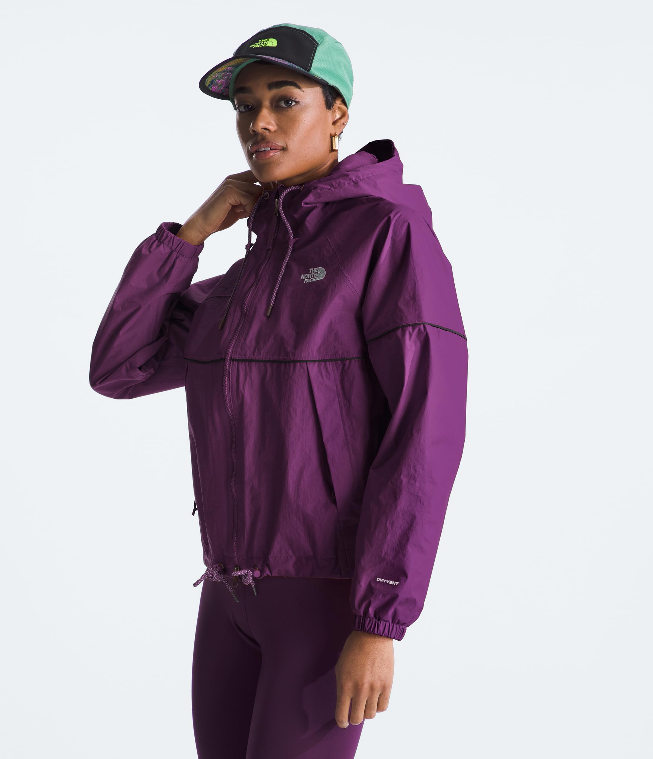 Foto 2 | Sudadera Impermeable Con Capucha The North Face Novelty Antora Para Mujer, Color Negro, Talla Xs - Venta Internacional.