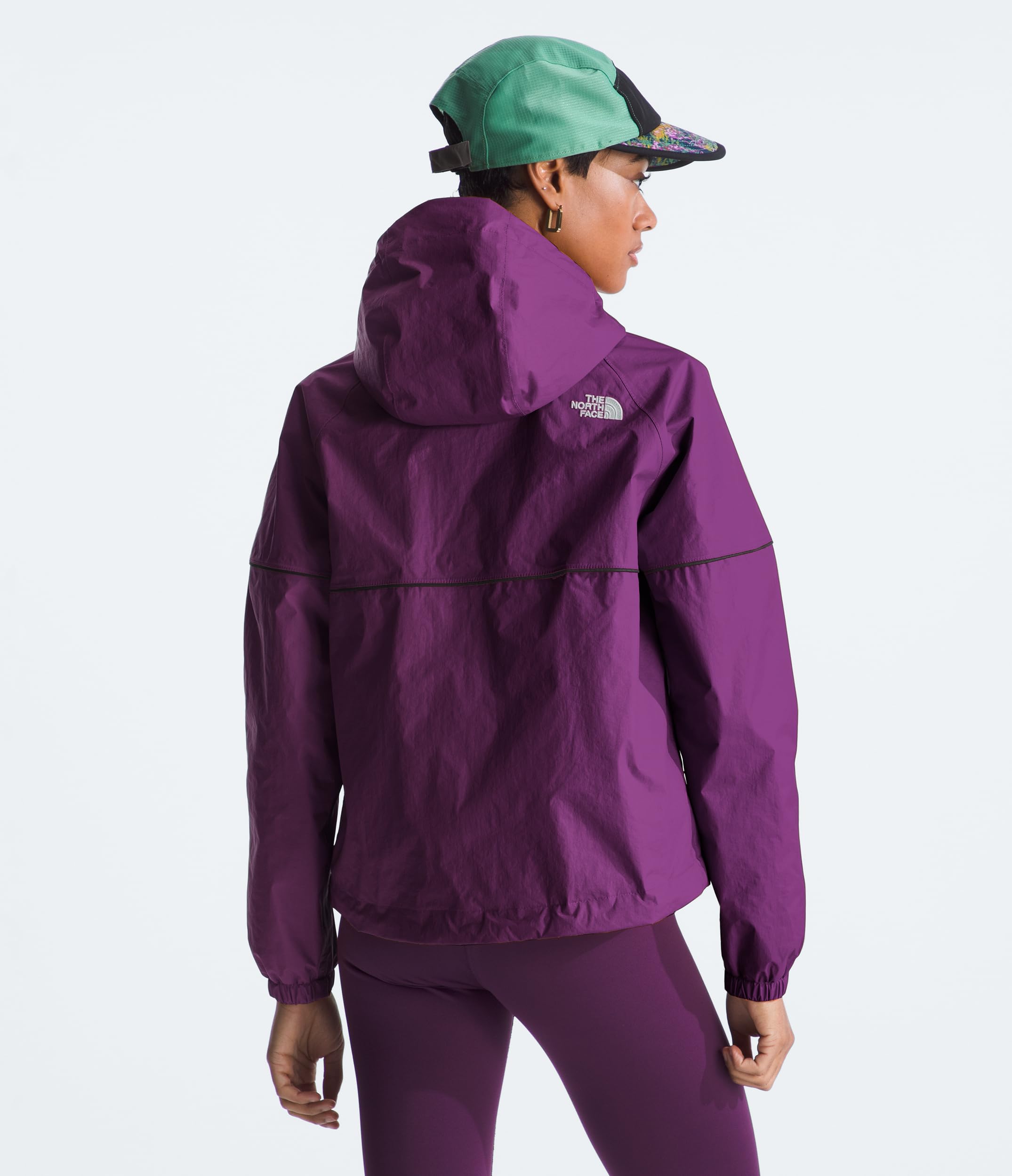 Foto 3 | Sudadera Impermeable Con Capucha The North Face Novelty Antora Para Mujer, Color Negro, Talla Xs - Venta Internacional.