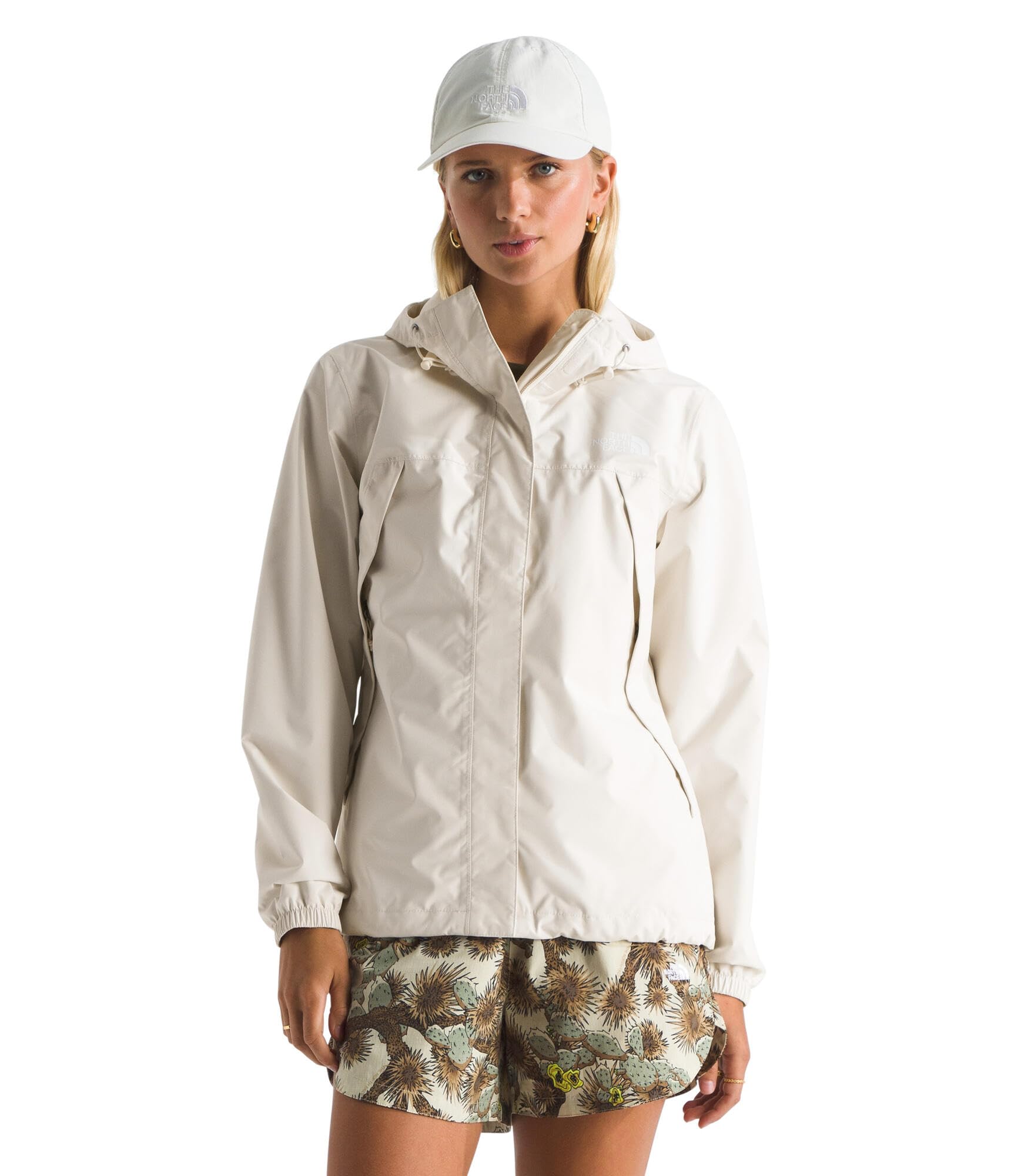 Foto 2 pulgar | Chubasquero The North Face Antora Para Mujer White Dune Xl - Venta Internacional.