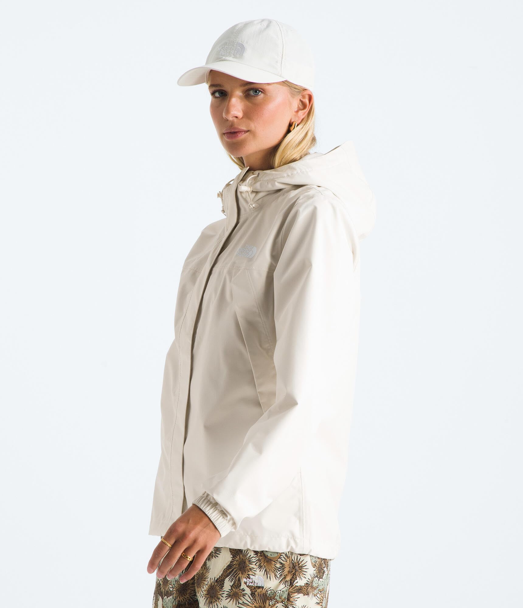 Foto 3 pulgar | Chubasquero The North Face Antora Para Mujer White Dune Xl - Venta Internacional.