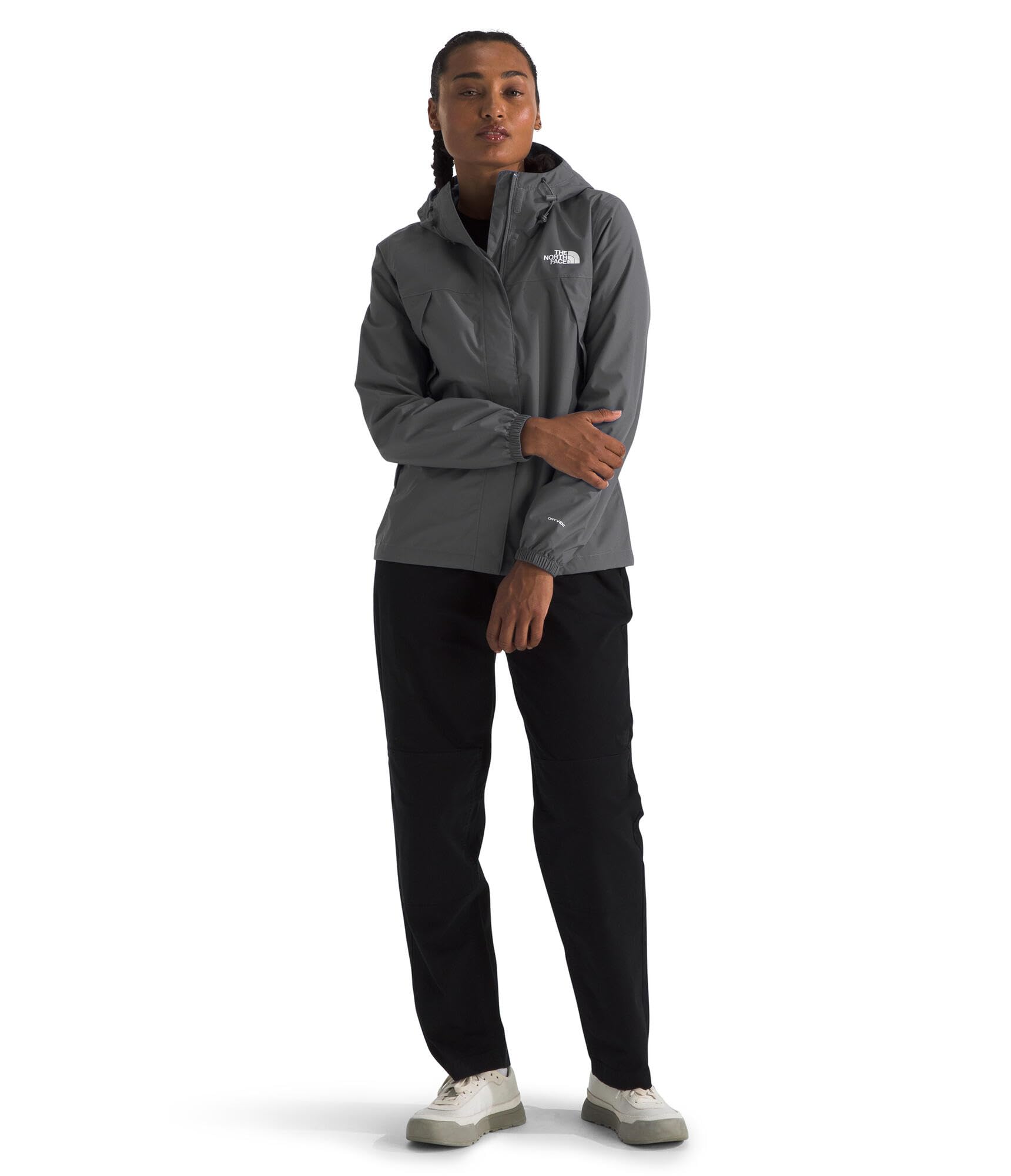 Foto 4 pulgar | Chubasquero The North Face Antora Para Mujer Smoked Pearl - Venta Internacional.
