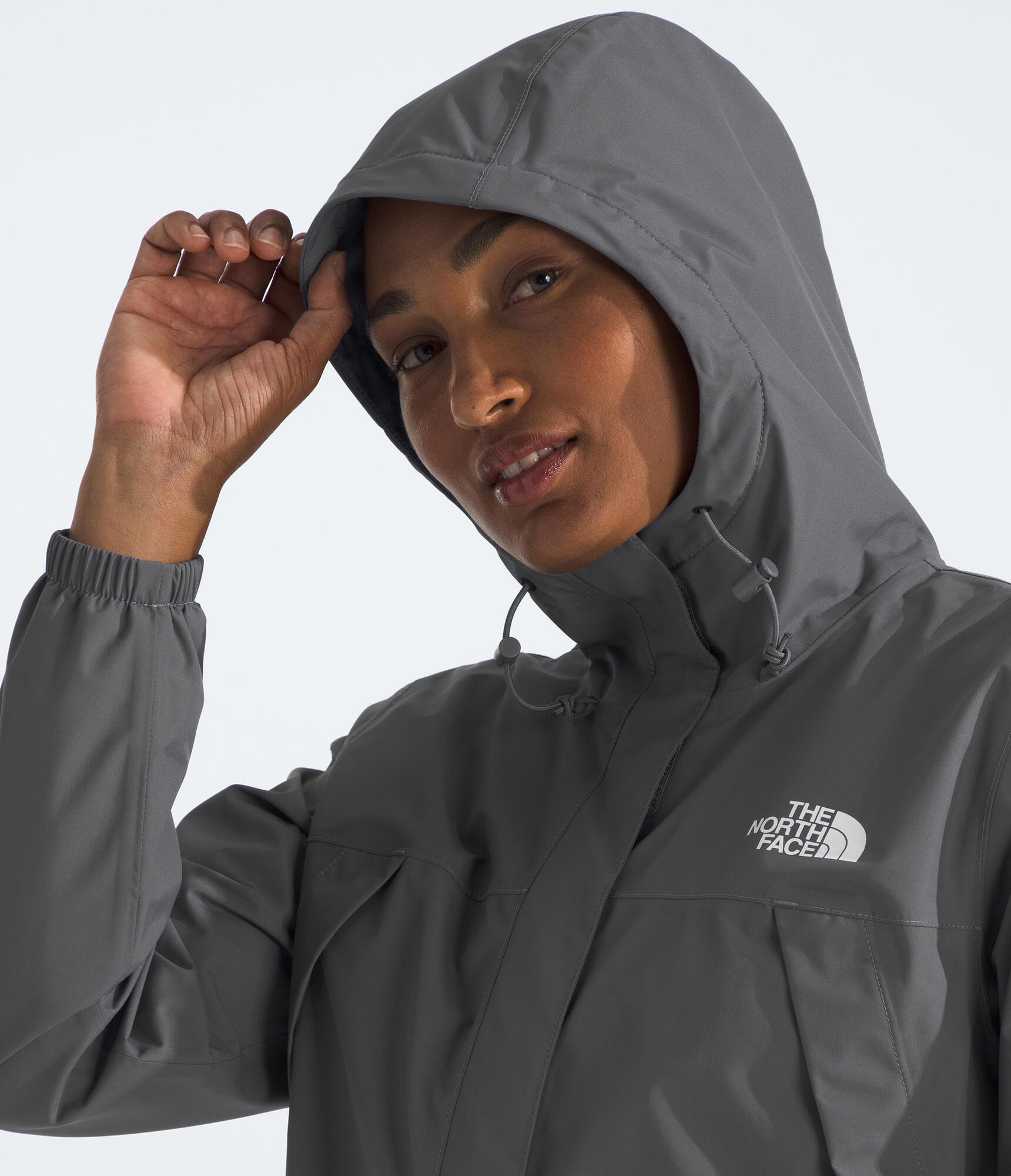 Foto 6 pulgar | Chubasquero The North Face Antora Para Mujer Smoked Pearl - Venta Internacional.