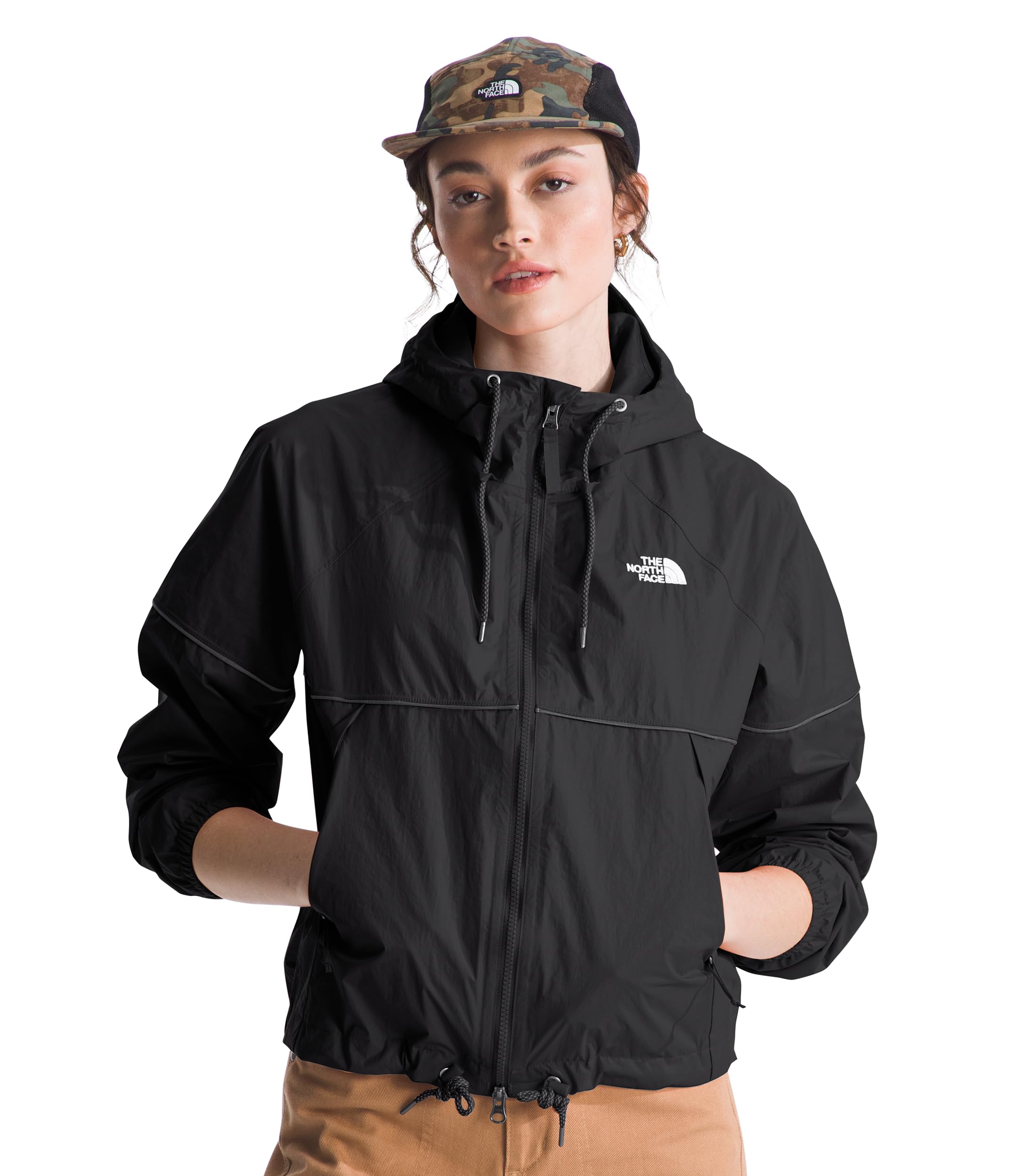 Foto 2 pulgar | Sudadera Con Capucha Impermeable The North Face Novelty Antora Para Mujer Tnf Black - Venta Internacional.