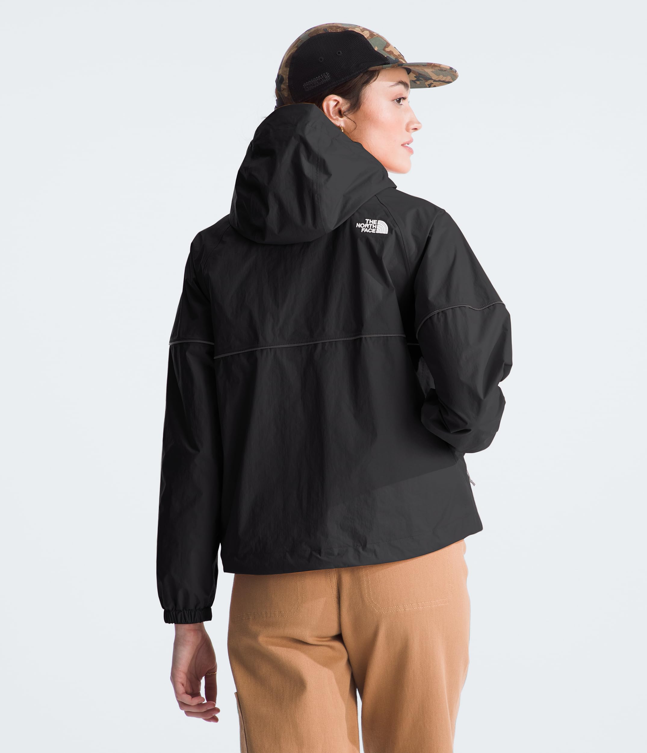 Foto 3 pulgar | Sudadera Con Capucha Impermeable The North Face Novelty Antora Para Mujer Tnf Black - Venta Internacional.