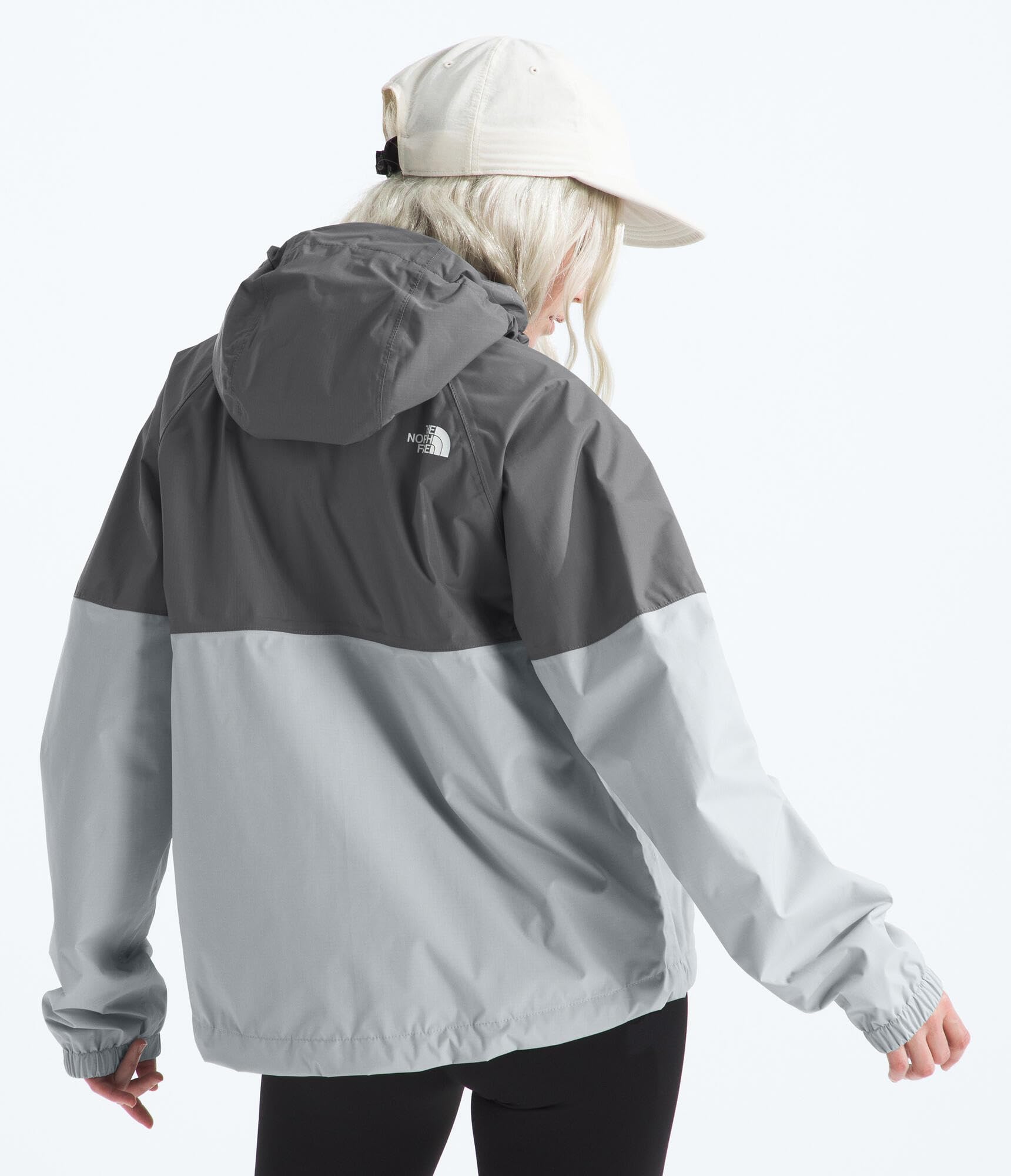 Foto 4 pulgar | Sudadera Impermeable Con Capucha The North Face Antora Para Mujer, Perla Ahumada O Talle Alto - Venta Internacional.