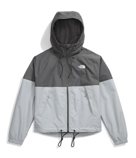 Foto 5 | Sudadera Impermeable Con Capucha The North Face Antora Para Mujer, Perla Ahumada O Talle Alto - Venta Internacional.