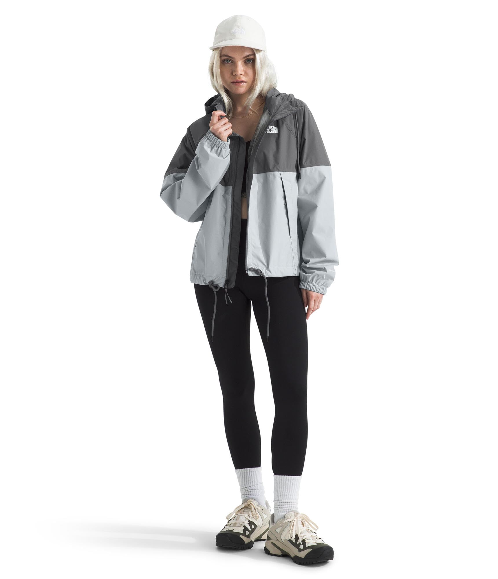 Foto 7 pulgar | Sudadera Impermeable Con Capucha The North Face Antora Para Mujer, Perla Ahumada O Talle Alto - Venta Internacional.