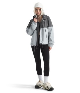 Foto 6 | Sudadera Impermeable Con Capucha The North Face Antora Para Mujer, Perla Ahumada O Talle Alto - Venta Internacional.