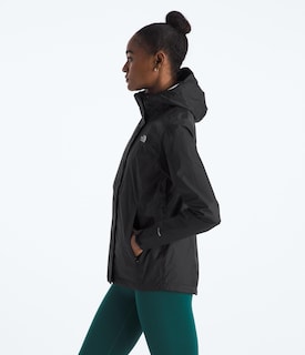Foto 2 | Chubasquero The North Face Venture 2 Impermeable Para Mujer, Color Negro - Venta Internacional.