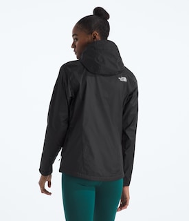 Foto 3 | Chubasquero The North Face Venture 2 Impermeable Para Mujer, Color Negro - Venta Internacional.