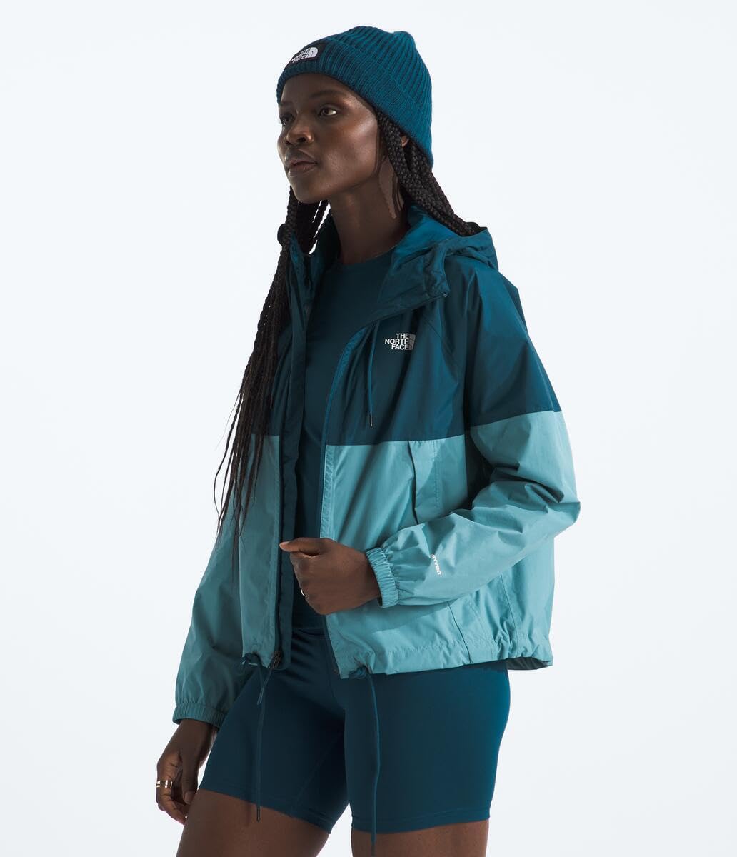 Foto 3 pulgar | Sudadera Impermeable Con Capucha The North Face Antora Para Mujer Midnight Petrol - Venta Internacional.