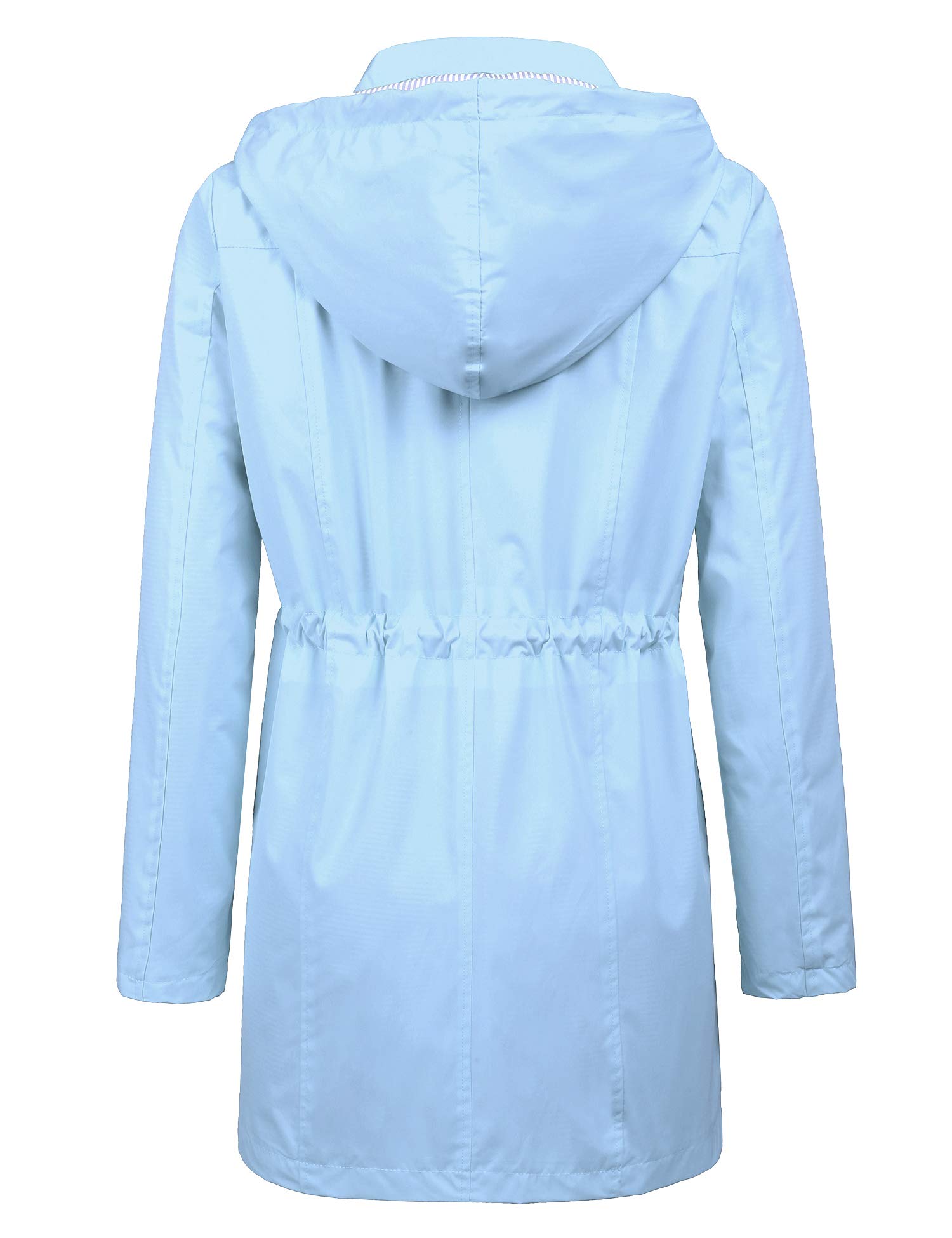 Foto 3 | Chubasquero Lomon Ropa Deportiva Casual Para Mujer Azul Claro - Venta Internacional.