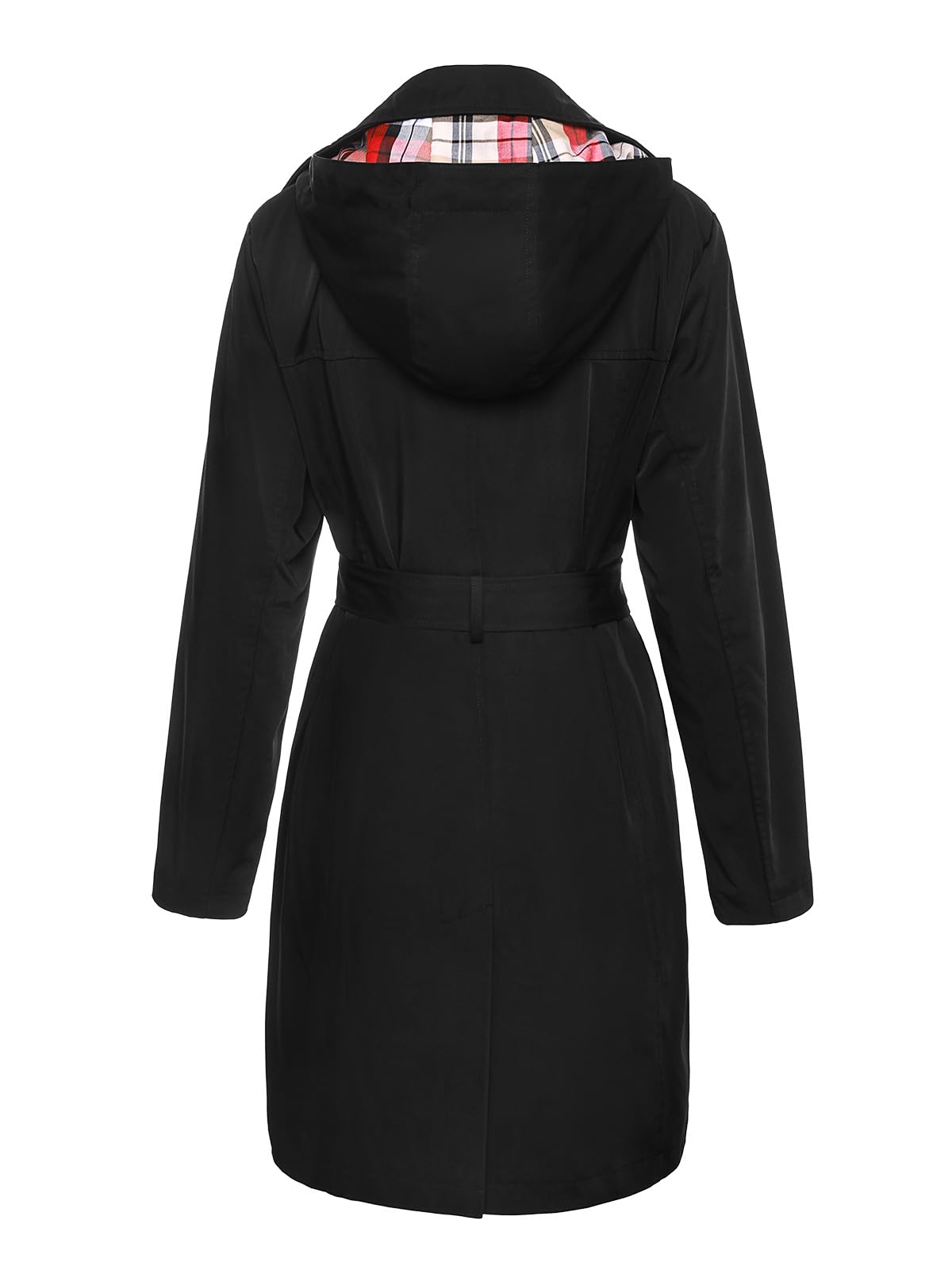 Foto 2 | Gabardina Saphirose Impermeable Para Mujer, Talla Xl, Color Negro - Venta Internacional.