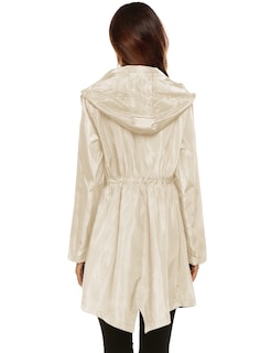 Foto 5 | Chubasquero Lomon, Ligero E Impermeable Para Mujer, Color Beige S - Venta Internacional.