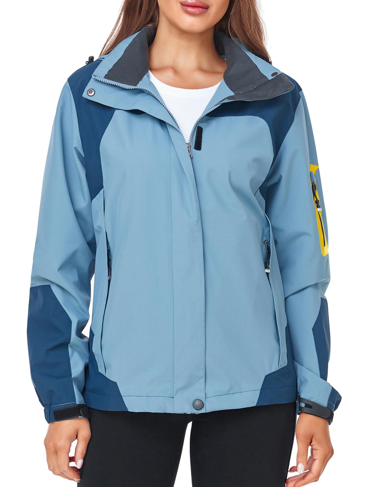 Foto 8 pulgar | Chubasquero Saphirose Impermeable Para Mujer, Color Azul, Talla Xl - Venta Internacional.