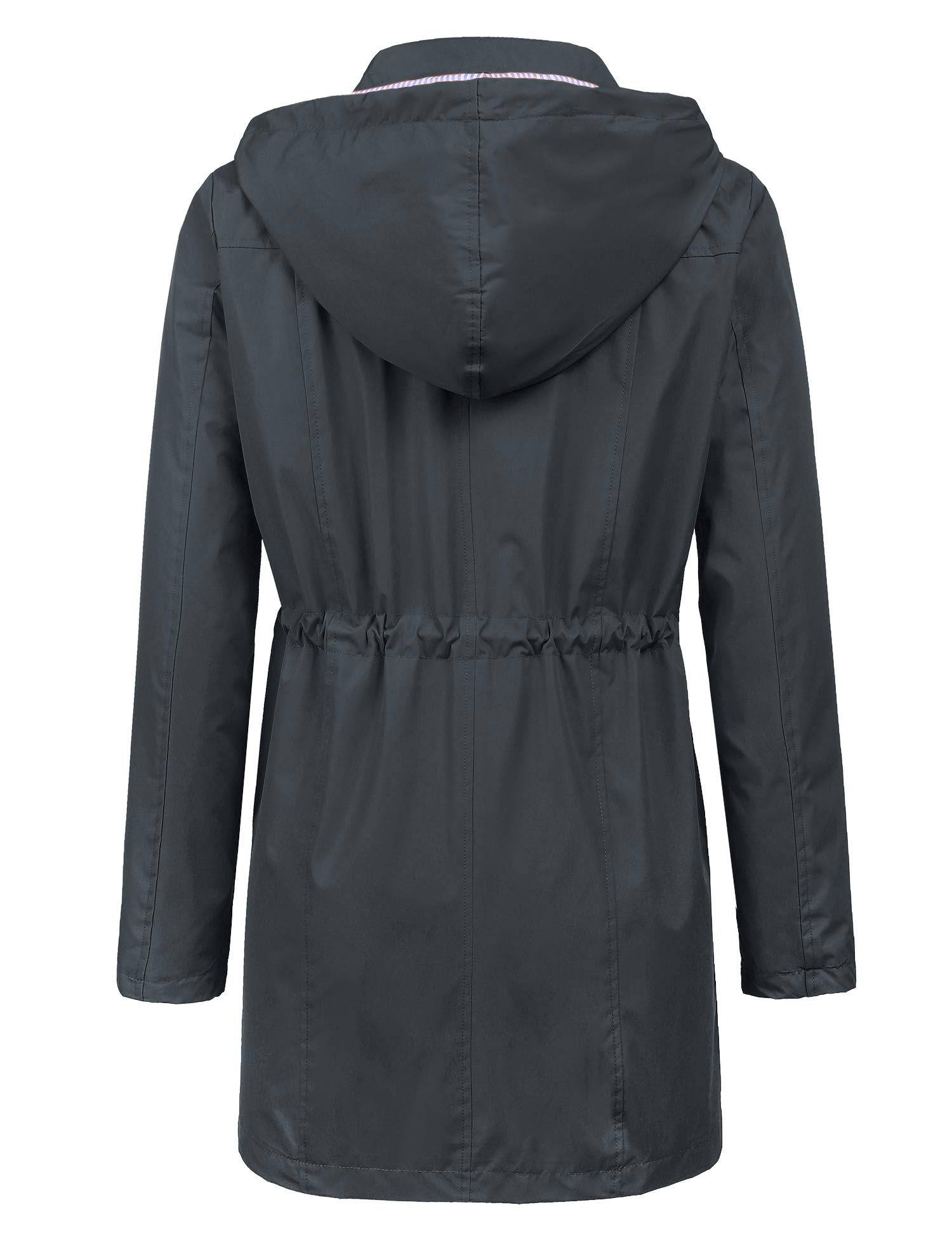 Foto 3 | Gabardina Impermeable Lomon Con Capucha Larga Para Mujer - Venta Internacional.