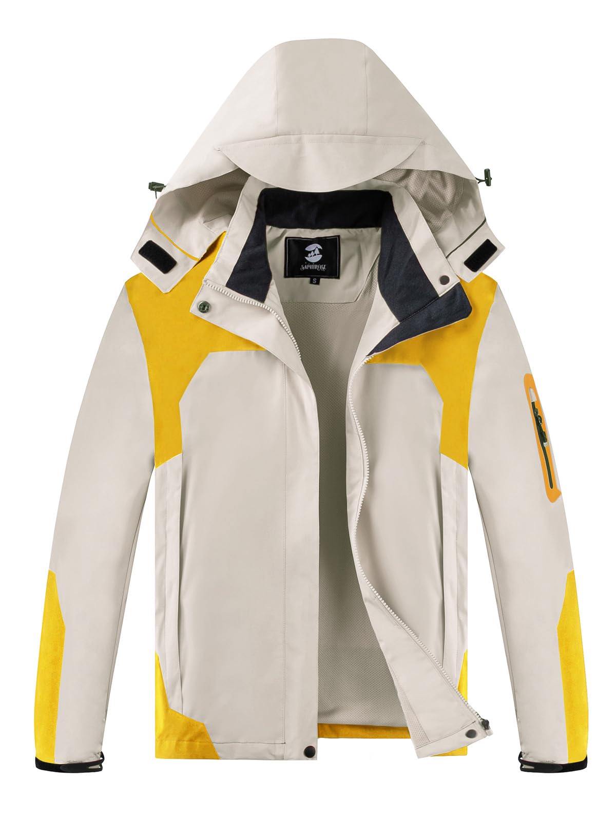 Foto 2 pulgar | Chubasquero Saphirose Impermeable Para Mujer, Color Amarillo, Talla Xl - Venta Internacional.
