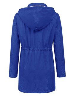 Foto 3 | Gabardina Impermeable Lomon Con Capucha Larga Para Mujer, Azul Xl - Venta Internacional.