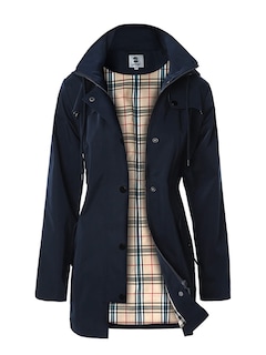 Foto 1 | Chubasquero Saphirose Para Mujer Con Capucha Larga, Color Azul Marino - Venta Internacional.