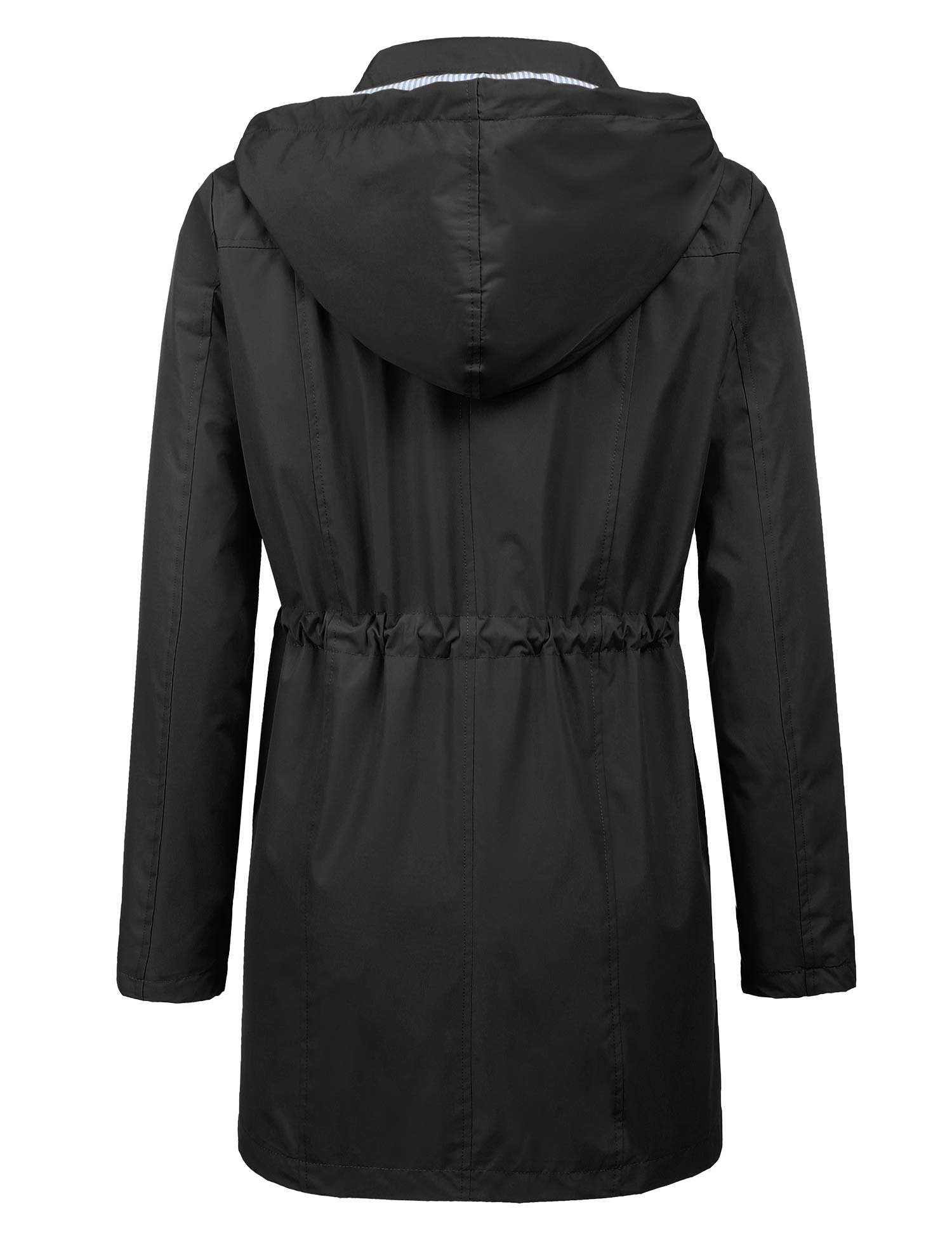 Foto 5 pulgar | Chubasquero Lomon Impermeable De Doble Capa Para Mujer Negro S - Venta Internacional.