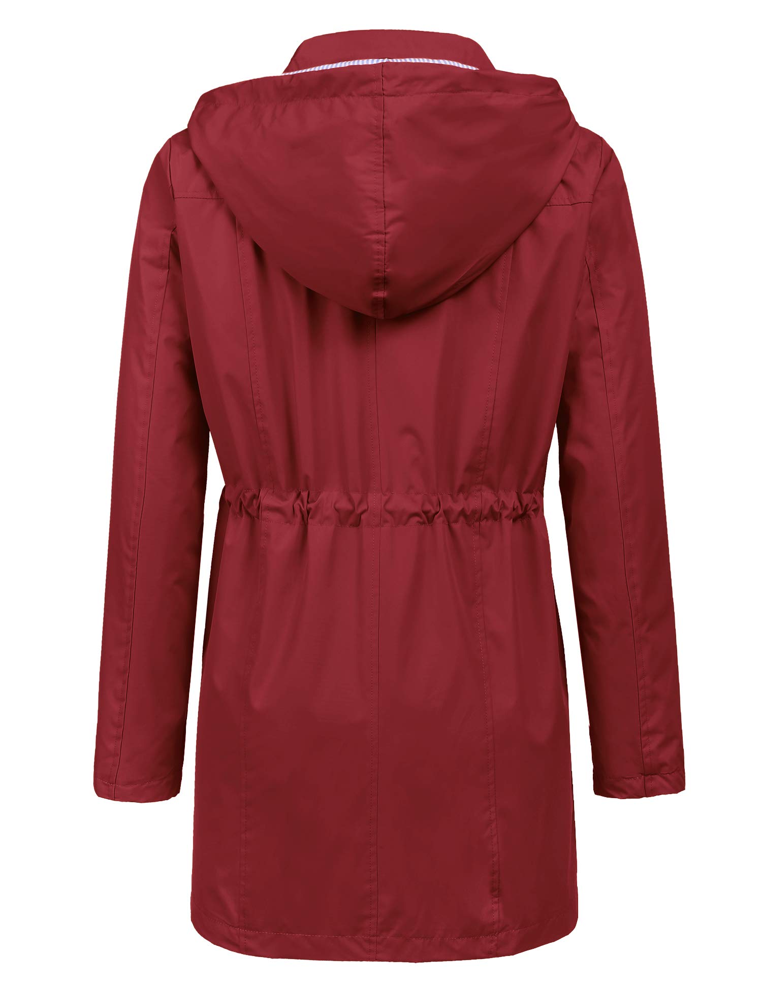 Foto 3 | Gabardina Impermeable Lomon Con Capucha Larga Para Mujer - Venta Internacional.