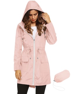 Foto 1 | Chubasquero Lomon Ligero E Impermeable Para Mujer Rosa M - Venta Internacional.