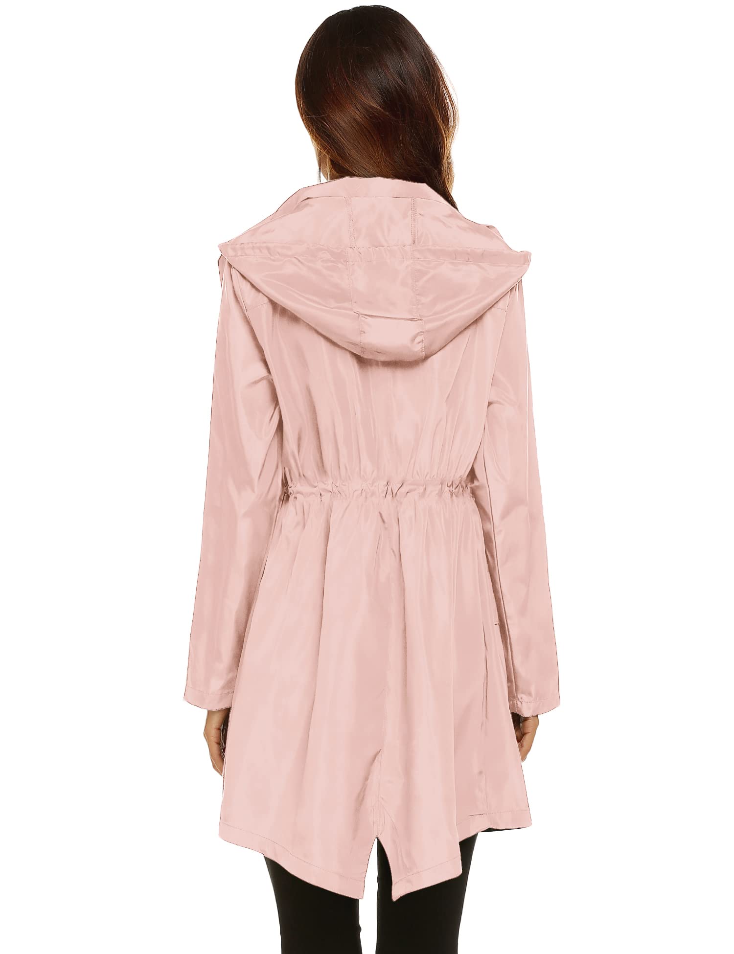 Foto 5 | Chubasquero Lomon Ligero E Impermeable Para Mujer Rosa M - Venta Internacional.