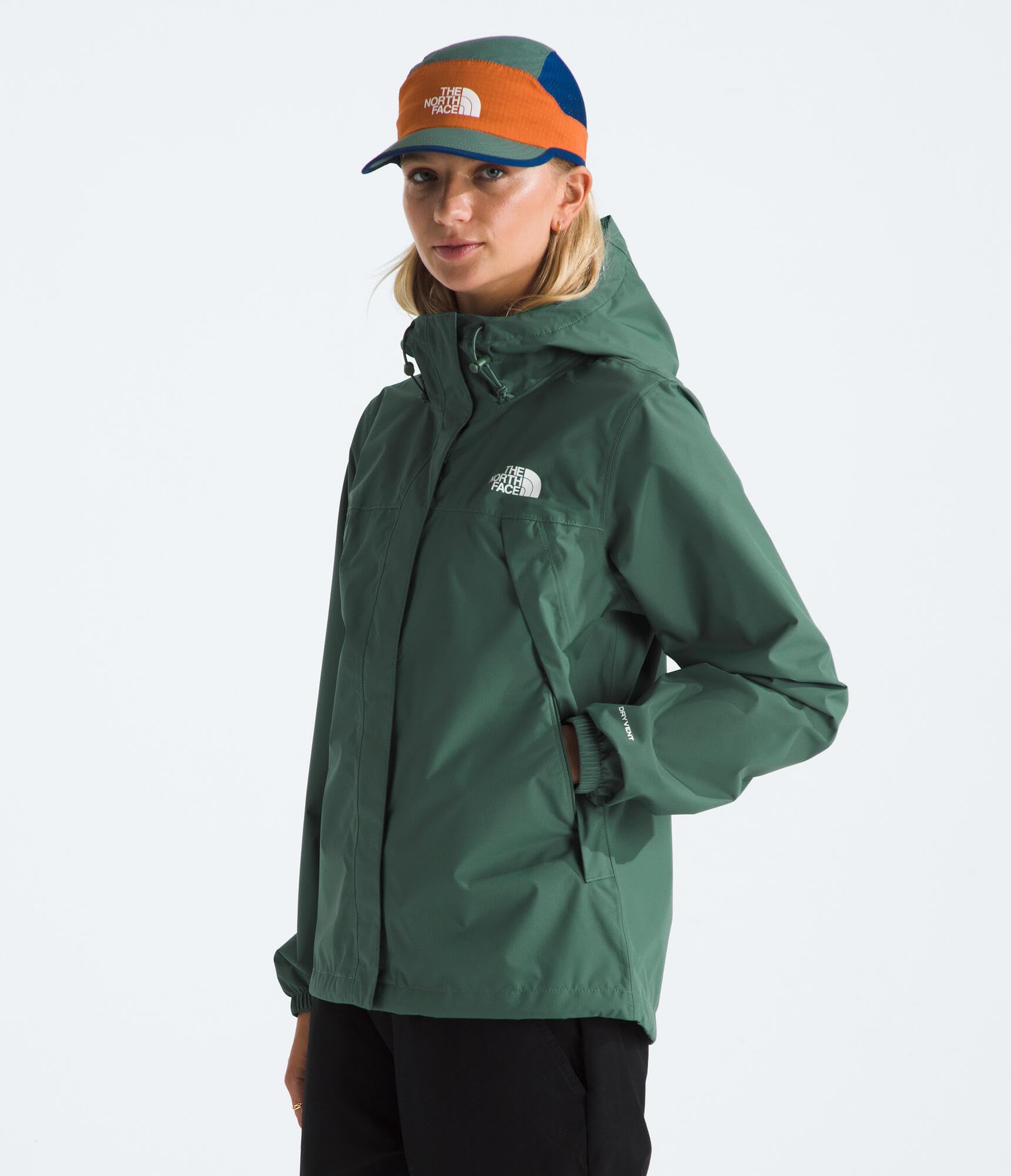 Foto 3 pulgar | Chubasquero The North Face Antora Para Mujer Duck Green S - Venta Internacional.