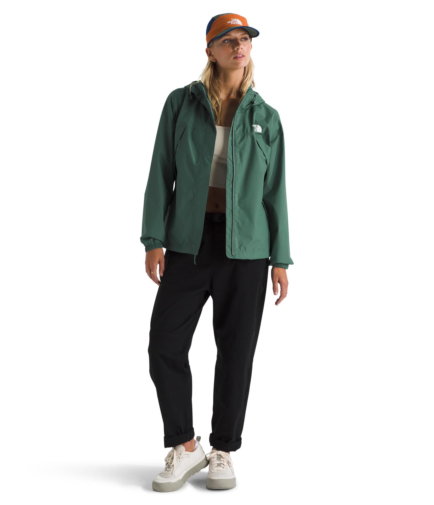 Foto 4 pulgar | Chubasquero The North Face Antora Para Mujer Duck Green S - Venta Internacional.