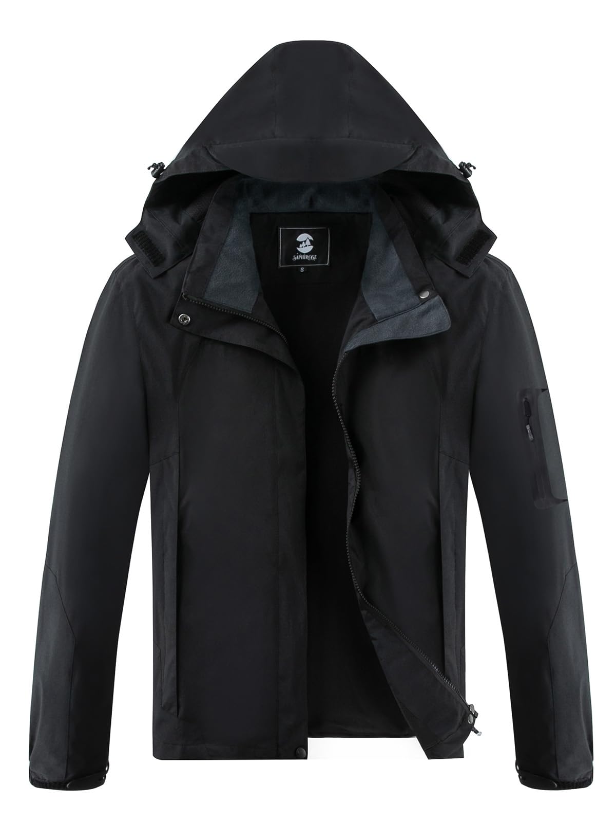 Foto 2 pulgar | Chubasquero Saphirose Impermeable Para Mujer, Color Negro, Talla L - Venta Internacional.